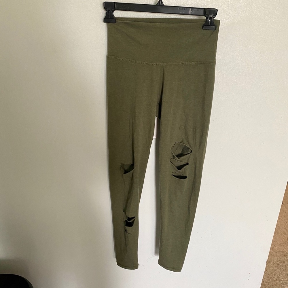 Aerie distressed leggings